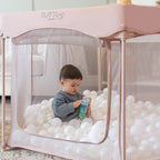 Tutti Bambini Hexa Playpen – Gumdrop / Terrazzo - Pink