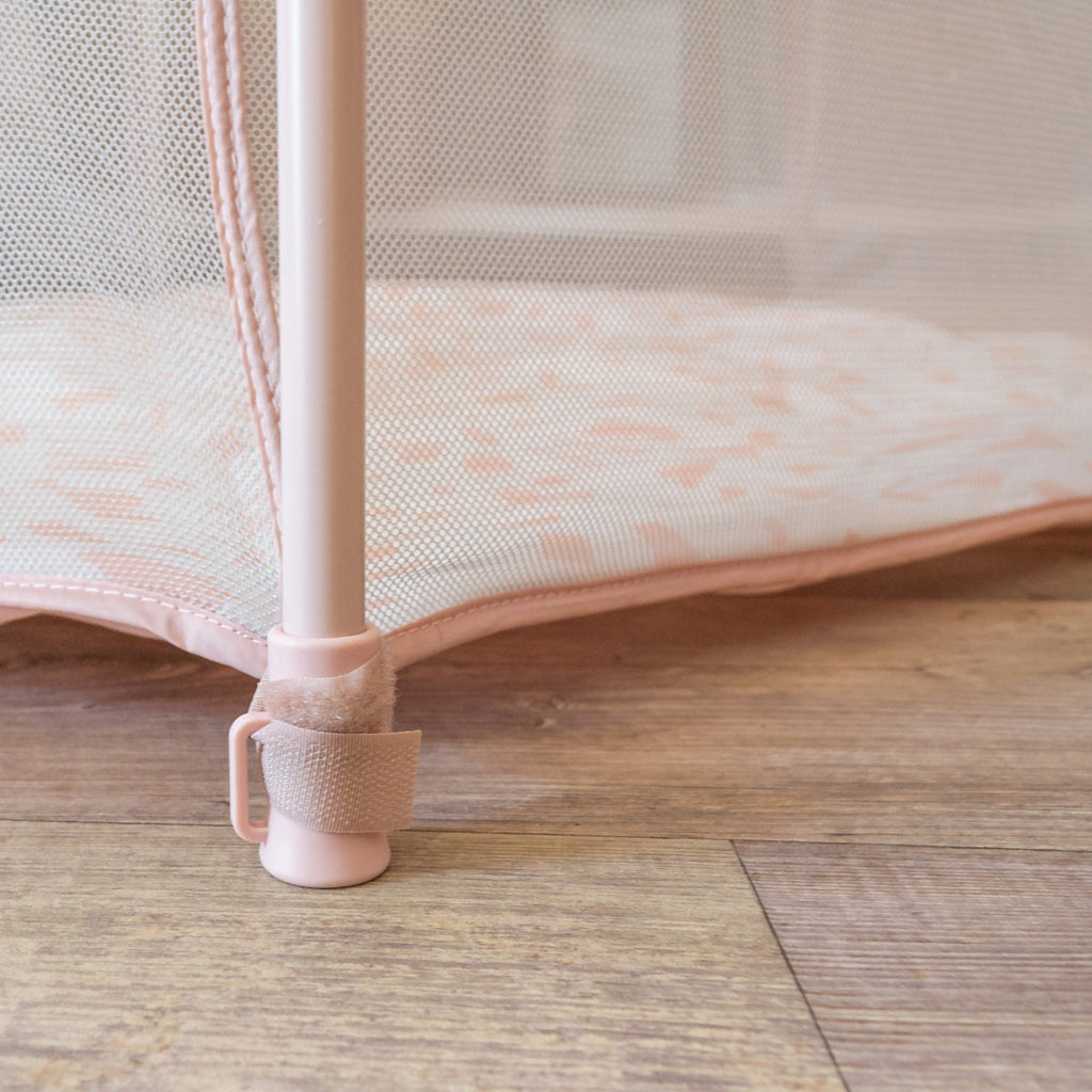 Tutti Bambini Hexa Playpen – Gumdrop / Terrazzo - Pink