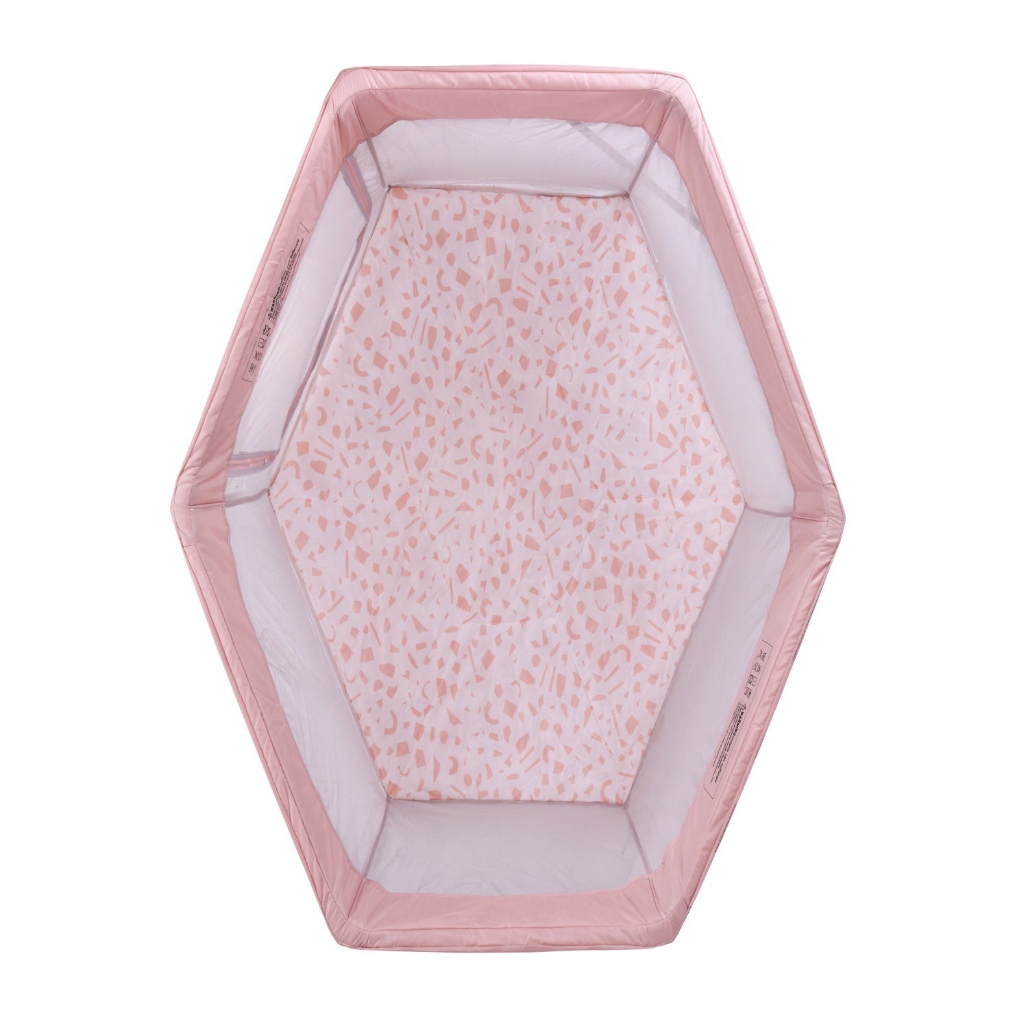 Tutti Bambini Hexa Playpen – Gumdrop / Terrazzo - Pink