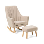 Tutti Bambini Jonah Rocking Chair & Foot Stool - Stone
