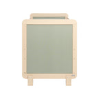 Tutti Bambini Kuba Cot Bed - Pickled Oak / Sage Weave