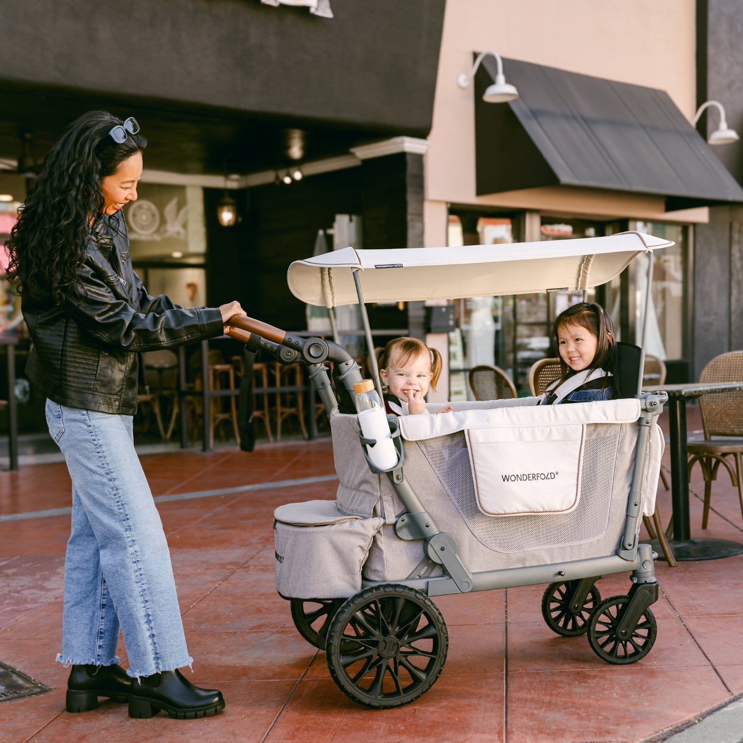 Wonderfold L2 Double Stroller Wagon