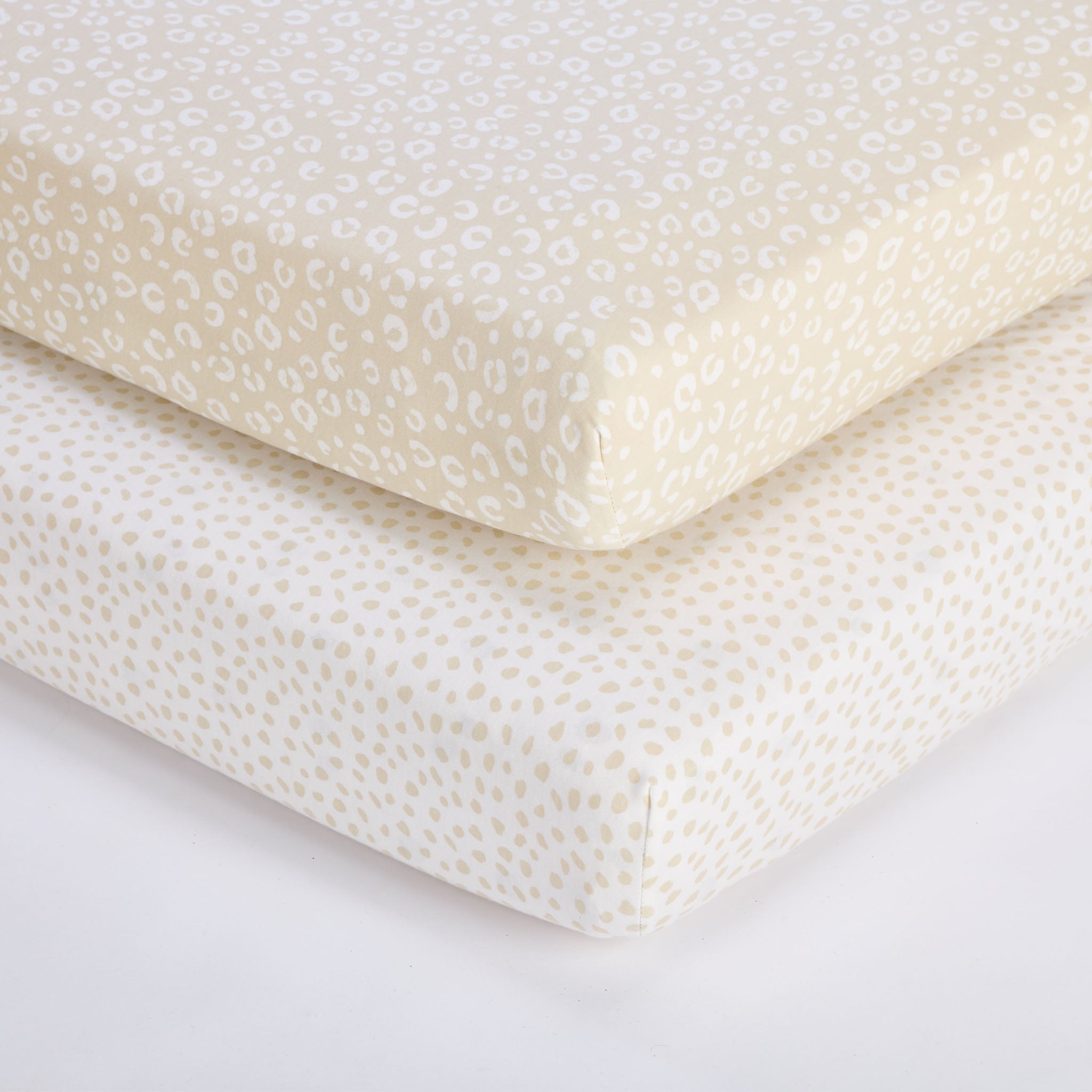 Tutti Bambini Cot Bed Fitted Sheets 2pk - Love Cats