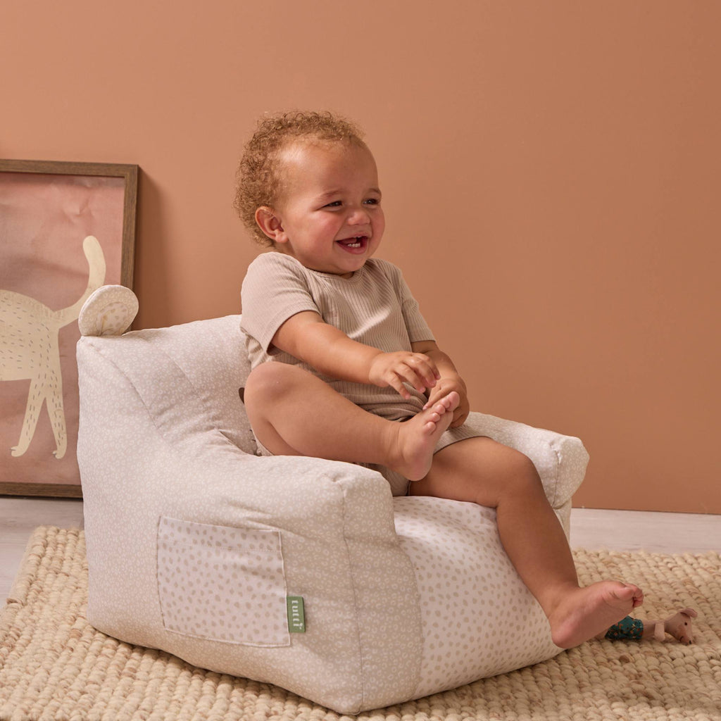 Tutti Bambini Larry Leopard Beanbag Chair - Love Cats
