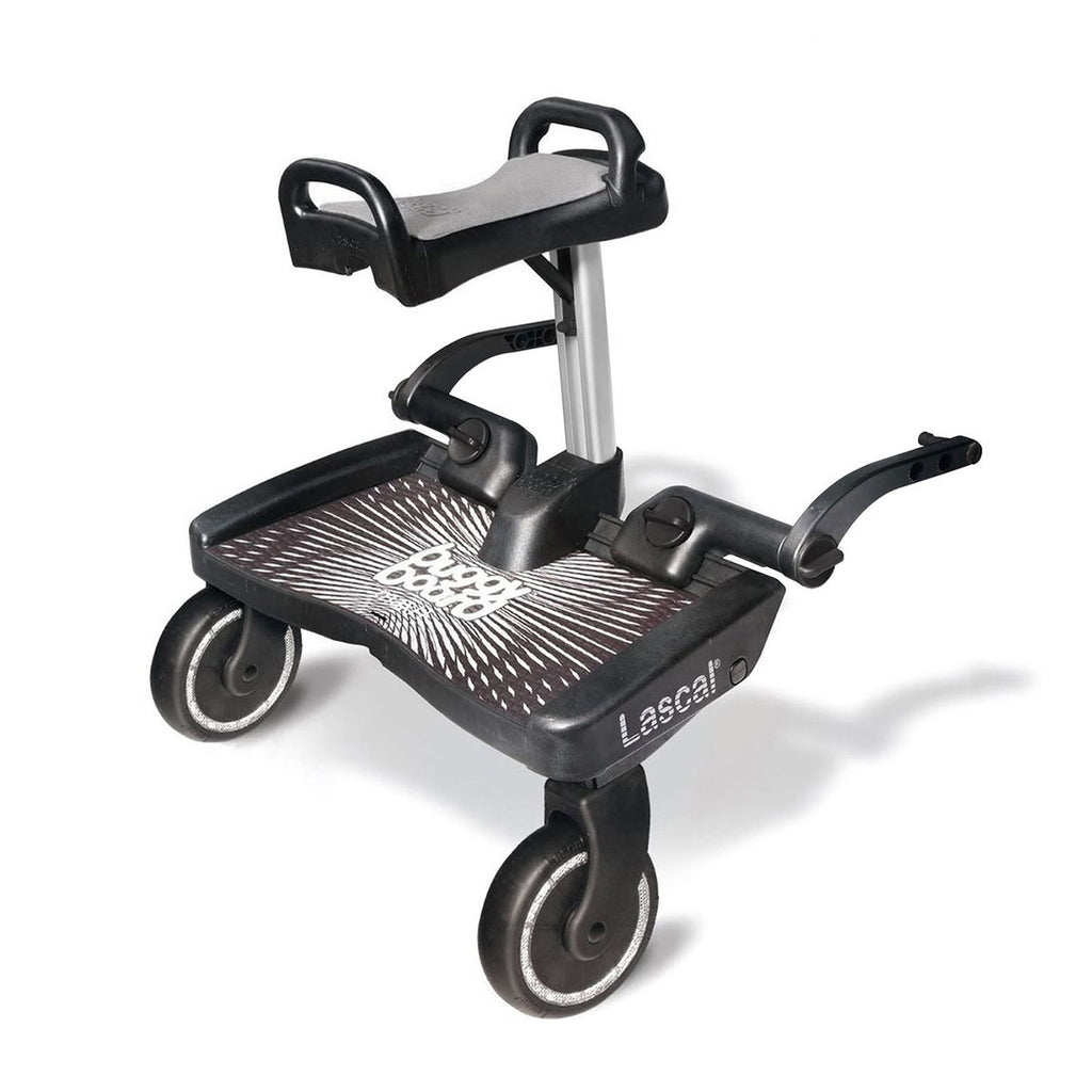 Lascal BuggyBoard® Maxi Plus - Black with Grey Saddle