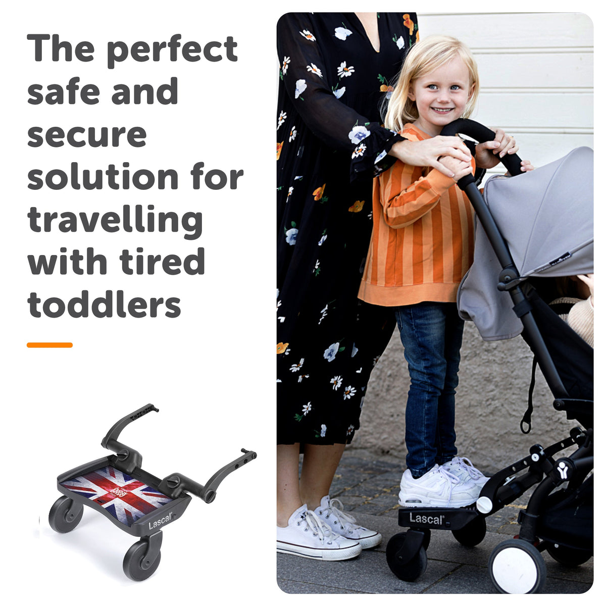 Lascal BuggyBoard® Mini Designer - Union Jack