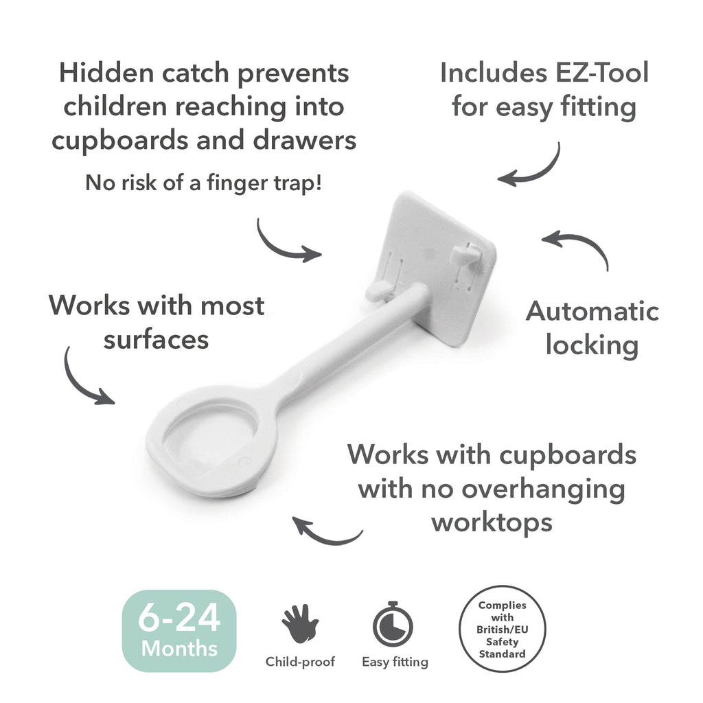Fred Safety Lower Drawer Catch (x2)