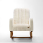 Tutti Bambini Luca Rocking Chair & Storage Footstool - Fresh Cream