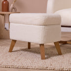 Tutti Bambini Luca Rocking Chair & Storage Footstool - Fresh Cream