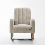 Tutti Bambini Luca Rocking Chair & Storage Footstool - Mushroom