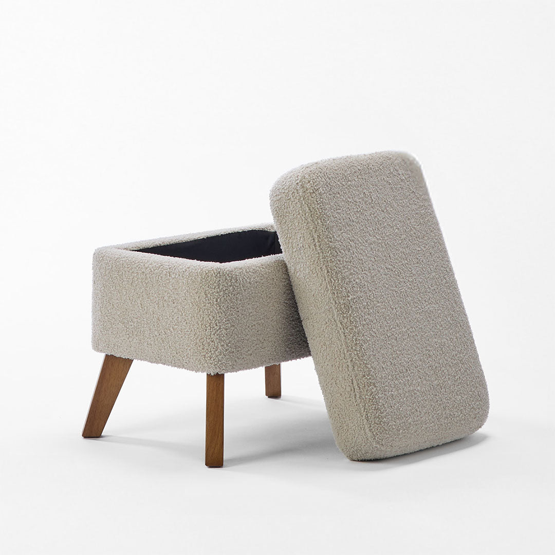 Tutti Bambini Luca Rocking Chair & Storage Footstool - Mushroom