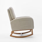 Tutti Bambini Luca Rocking Chair & Storage Footstool - Mushroom