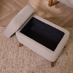 Tutti Bambini Luca Rocking Chair & Storage Footstool - Mushroom