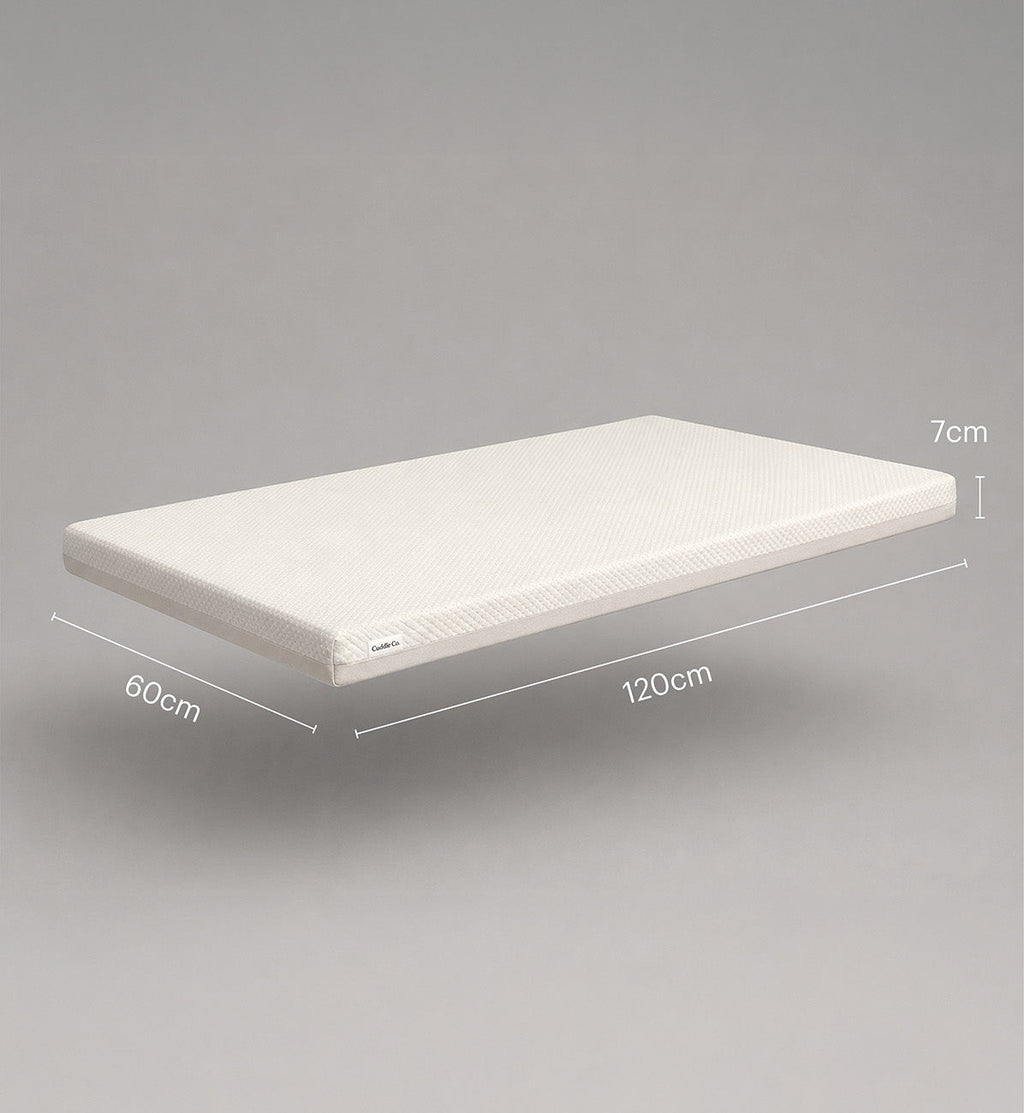 CuddleCo Lullaby Hypo-Allergenic Bamboo Foam Cot Mattress 120 x 60cm