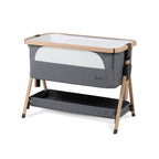 Silver Cross Lunar Bedside Crib - Whisper Grey