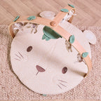 Tutti Bambini Luxury Wood & Muslin Playgym - Love Cats