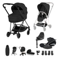 Cybex Mios Fold Cot Ultimate Travel System Bundle - Style Sepia Black & Matt Black Frame