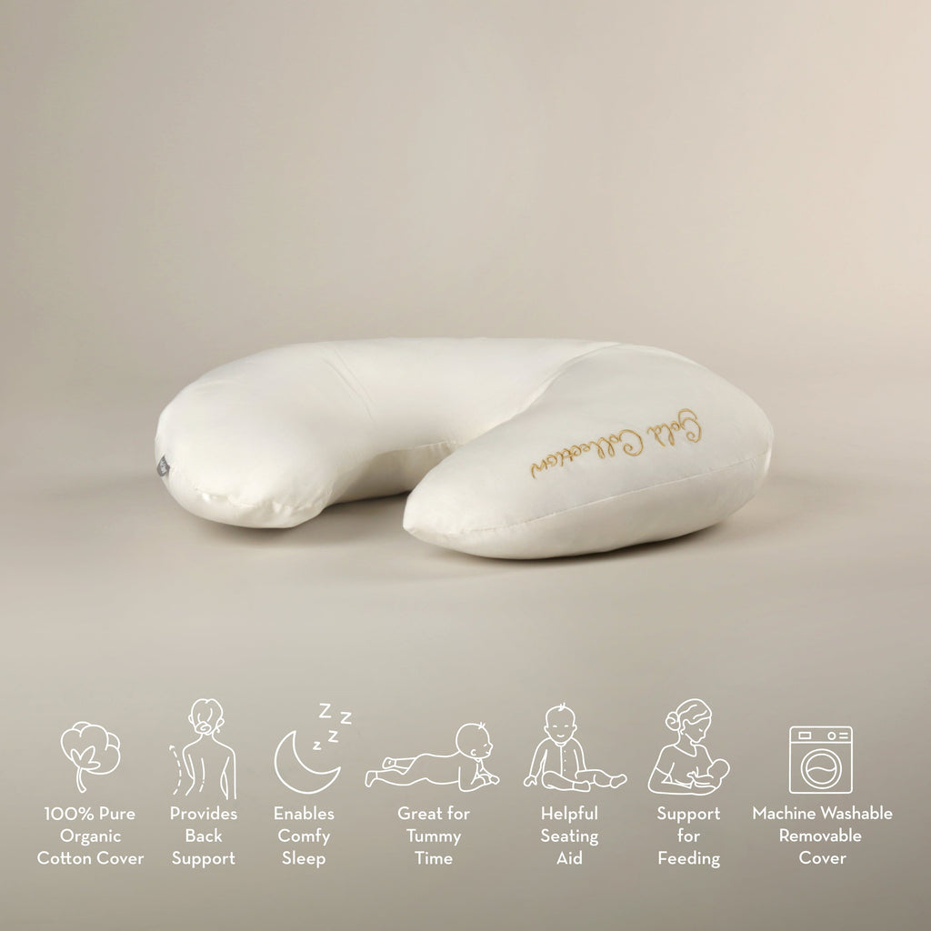 Mother&Baby Organic Cotton Feeding and Infant Support Pillow