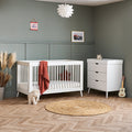 Obaby Maya 2 Piece room Set - Nordic White