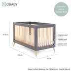 Obaby Maya 3 Piece Room Set - Slate