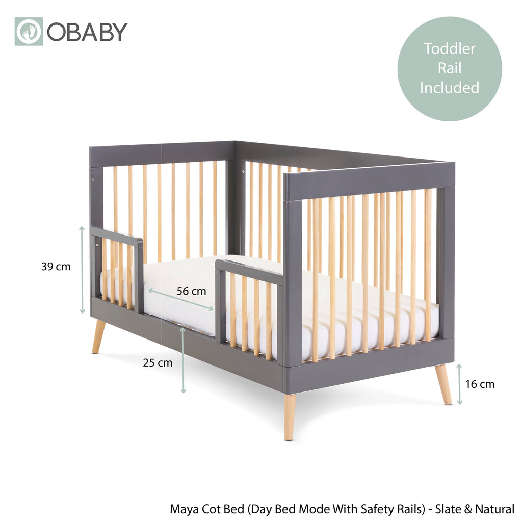 Obaby Maya 2 Piece Room Set - Slate