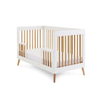 Obaby Maya Cot Bed - White With Natural