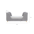 Obaby Lumi Toddler Bed - Dusty Pink