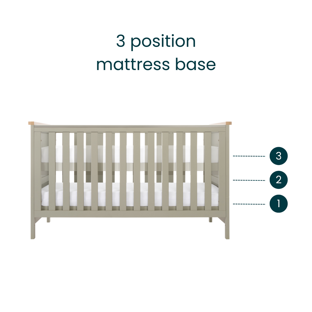 Tutti Bambini Misha & Hallee 2 Piece Room Set - Sage & Golden Oak