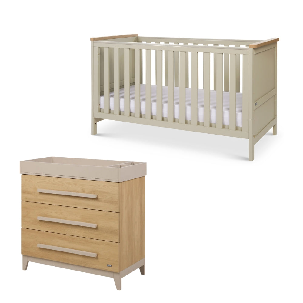 Tutti Bambini Misha & Hallee 2 Piece Room Set - Mushroom / Golden Oak