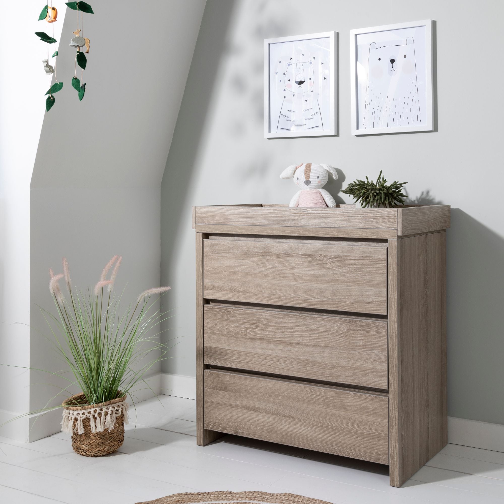 Tutti Bambini Modena Changing Unit - Oak