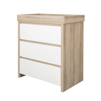 Tutti Bambini Modena 3 Piece Room Set - White & Oak