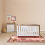 Tutti Bambini Modena 2 Piece Room Set - White & Oak
