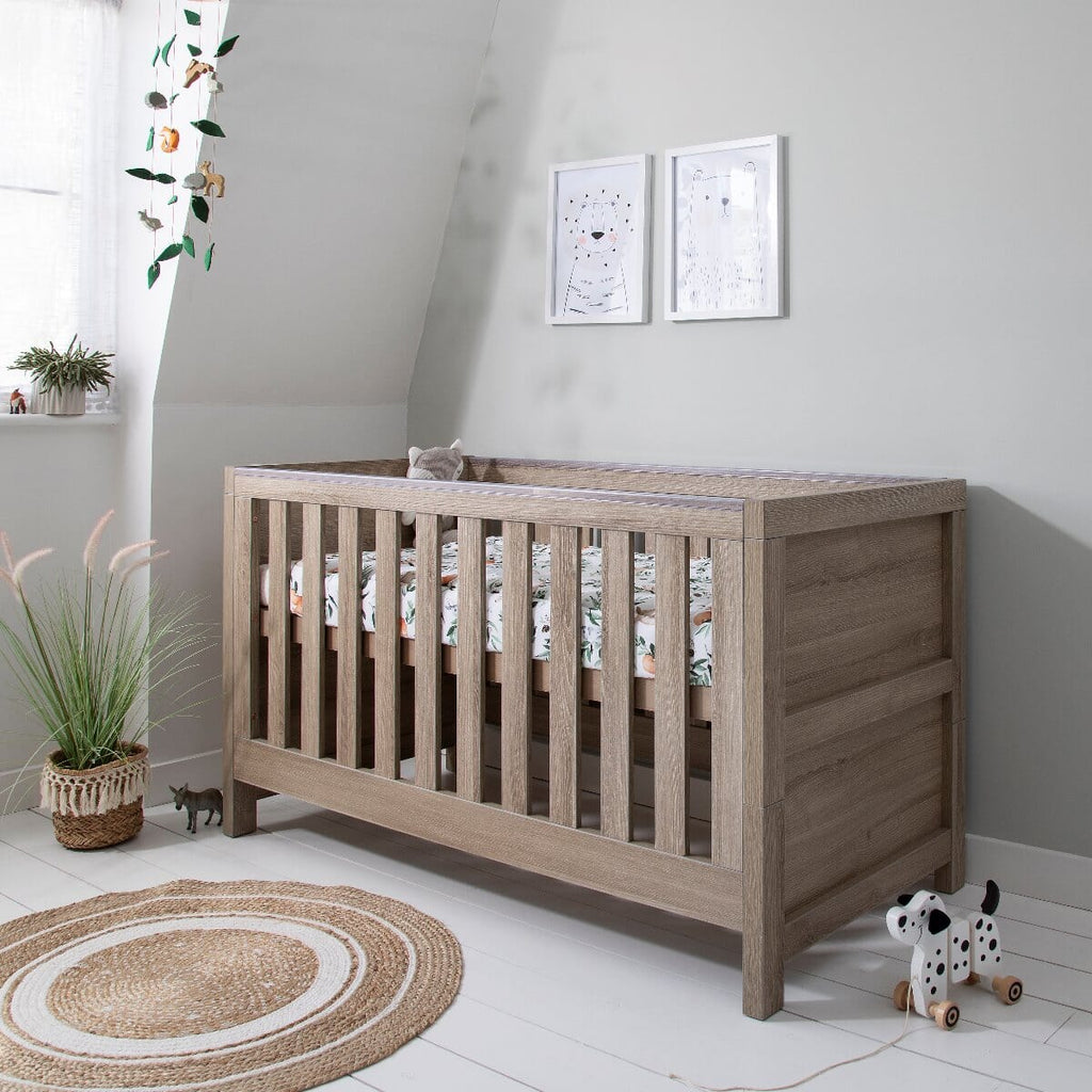 Tutti Bambini Modena 3 in 1 Cot Bed - Oak