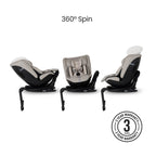 Silver Cross Motion 3 All Size 360 Car Seat - Natural Taupe