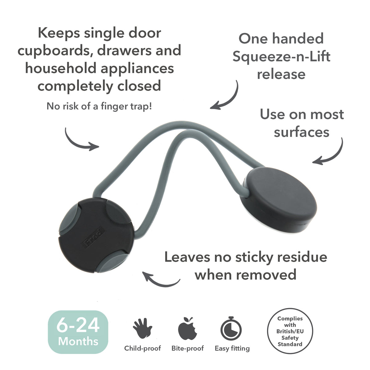 Fred Safety Multi-Purpose Block (x1) - Dark Grey