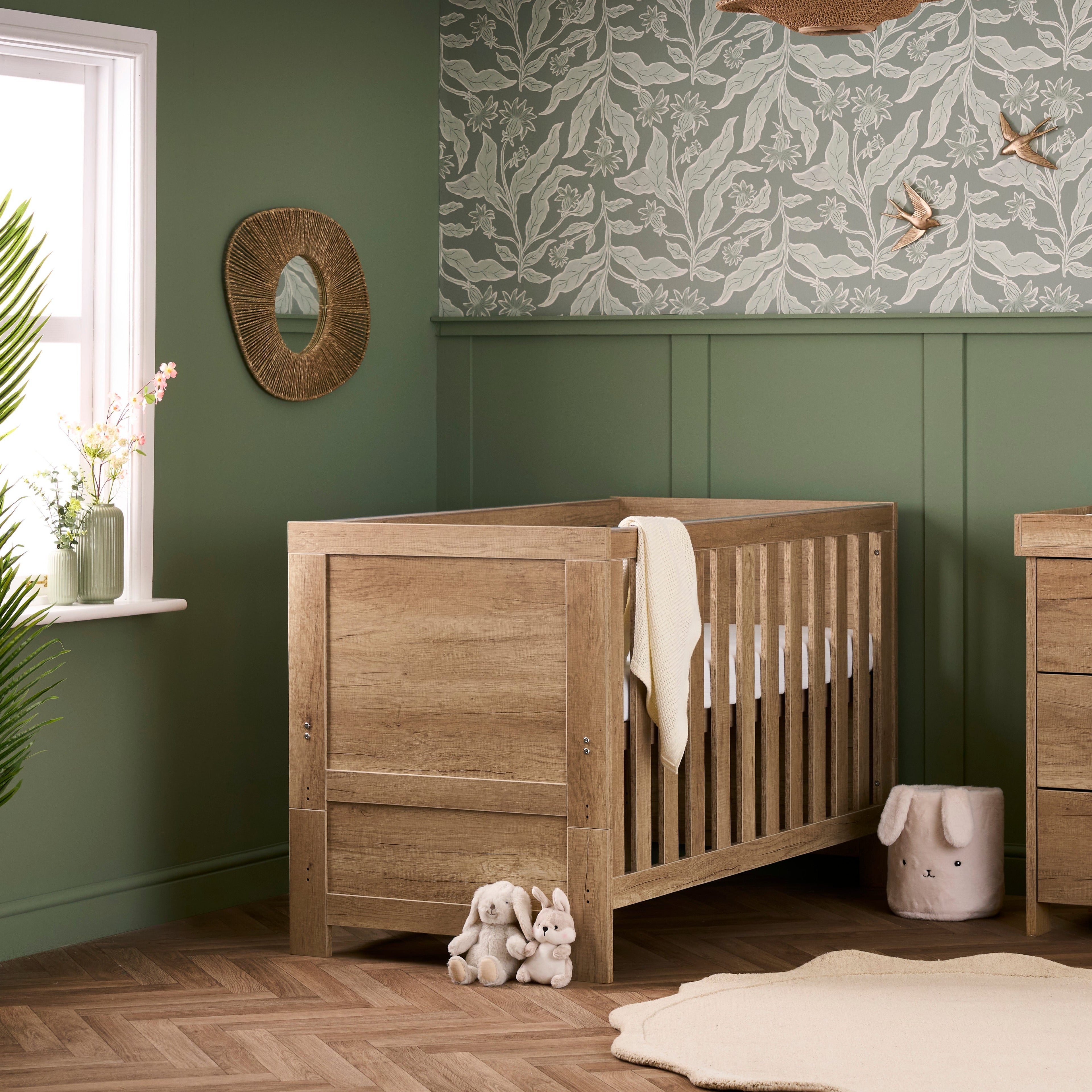 Obaby Nika 3 Piece Room Set - Oak