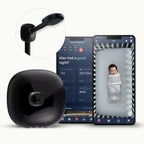 Nanit Pro Baby Monitor + Wall Mount - Black