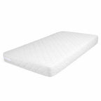 Tutti Bambini Natural Coir Fibre Cot Bed Mattress (70 x 140 cm) - White