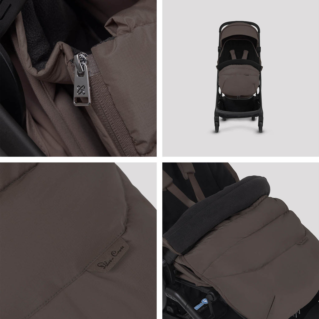 Silver Cross Nia Footmuff - Chocolate