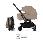 Silver Cross Nia Glide Plus Travel System & Accessories - Champagne