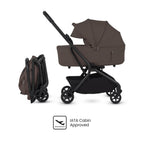 Silver Cross Nia Glide Plus Travel System - Chocolate