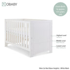 Obaby Nika 2 Piece Room Set - White Wash