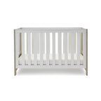 Obaby Nika Mini Cot Bed - Grey Wash & White