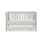 Obaby Nika Cot Bed - Grey Wash & White