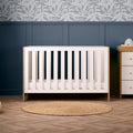 Obaby Nika Cot Bed - Oak & White