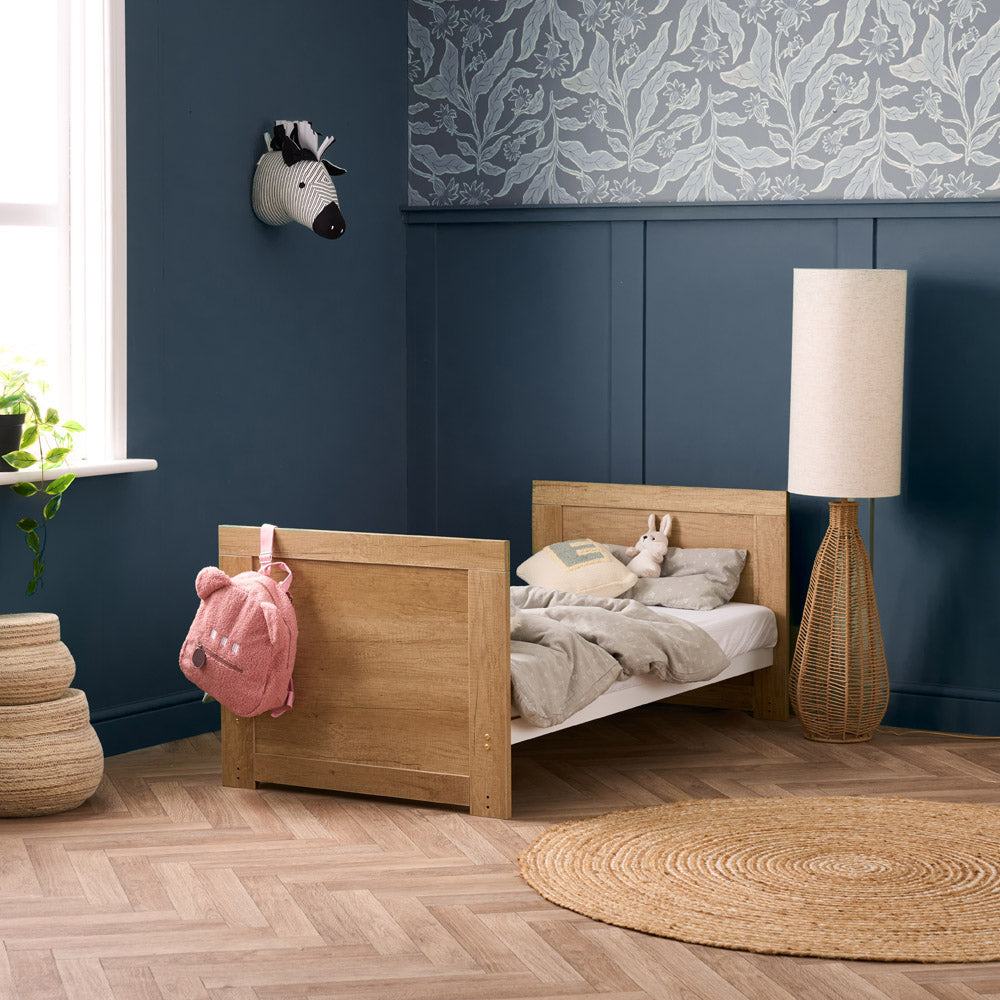 Obaby Nika 2 Piece Nursery Room Set - Oak & White