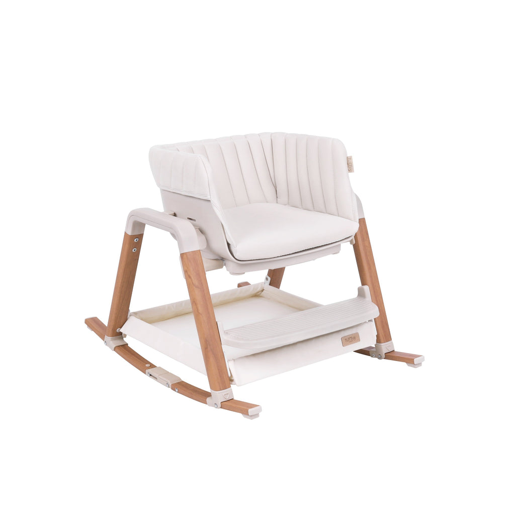 Tutti Bambini Nova Birth to 12 Years Complete Highchair Package - Scandinavian Walnut & Ecru