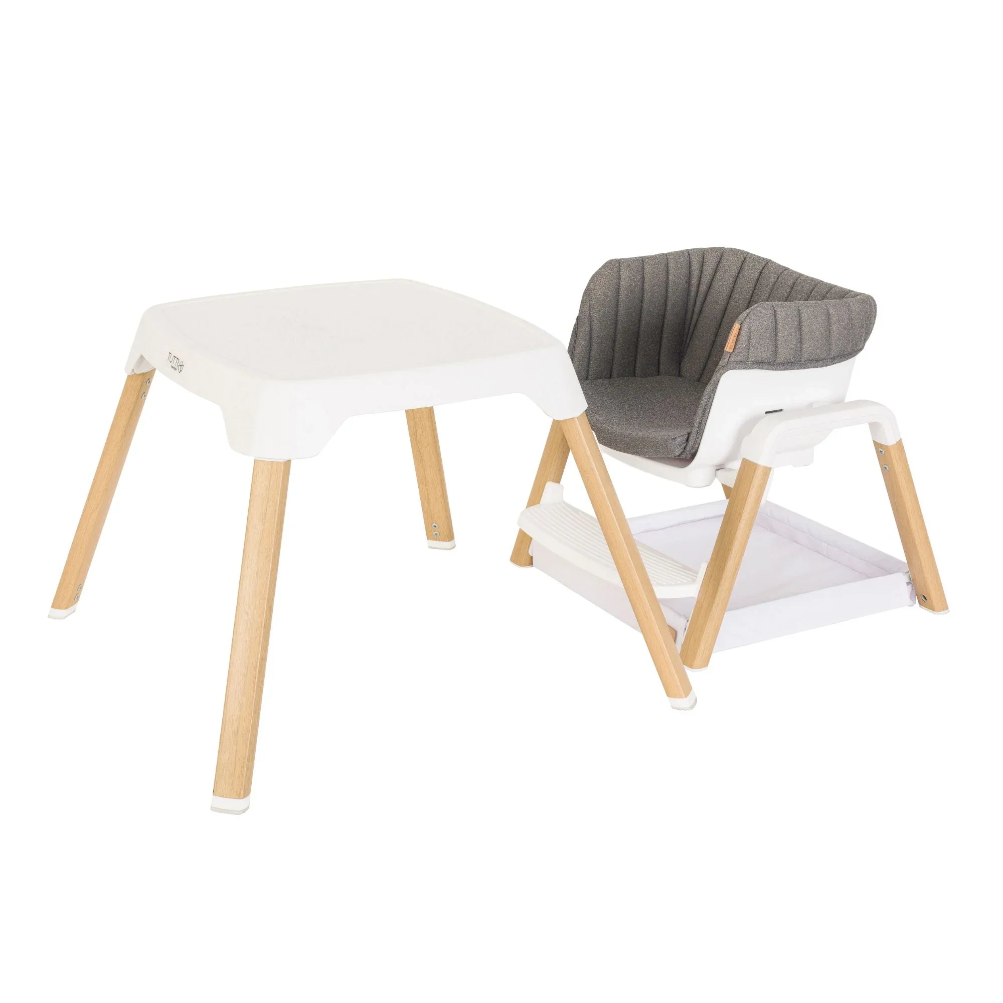 Tutti Bambini Nova Birth to 12 Years Complete Highchair Package - White/Oak