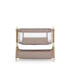 Obaby Cloud Bedside Crib - Nutmeg