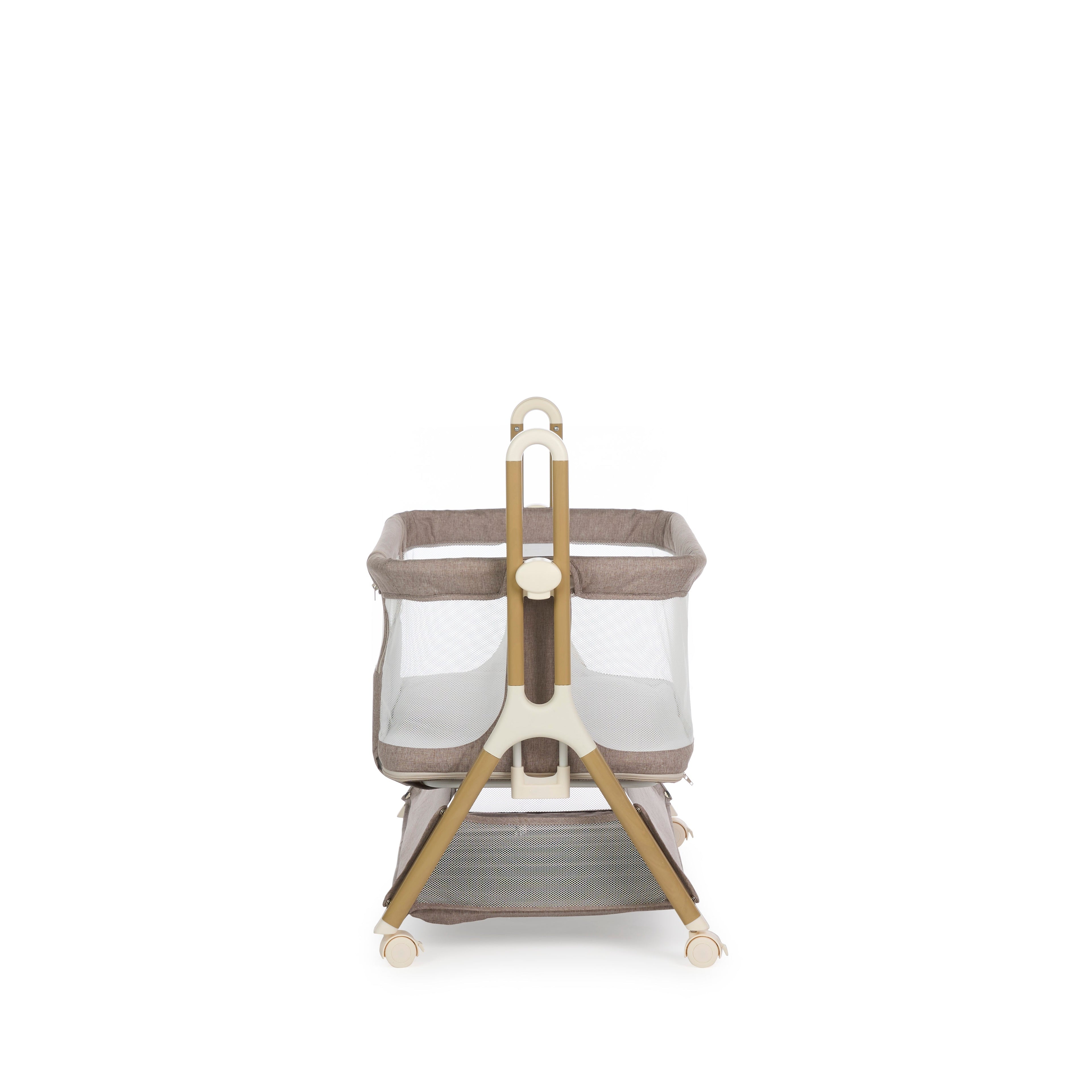 Obaby Cloud Bedside Crib - Nutmeg